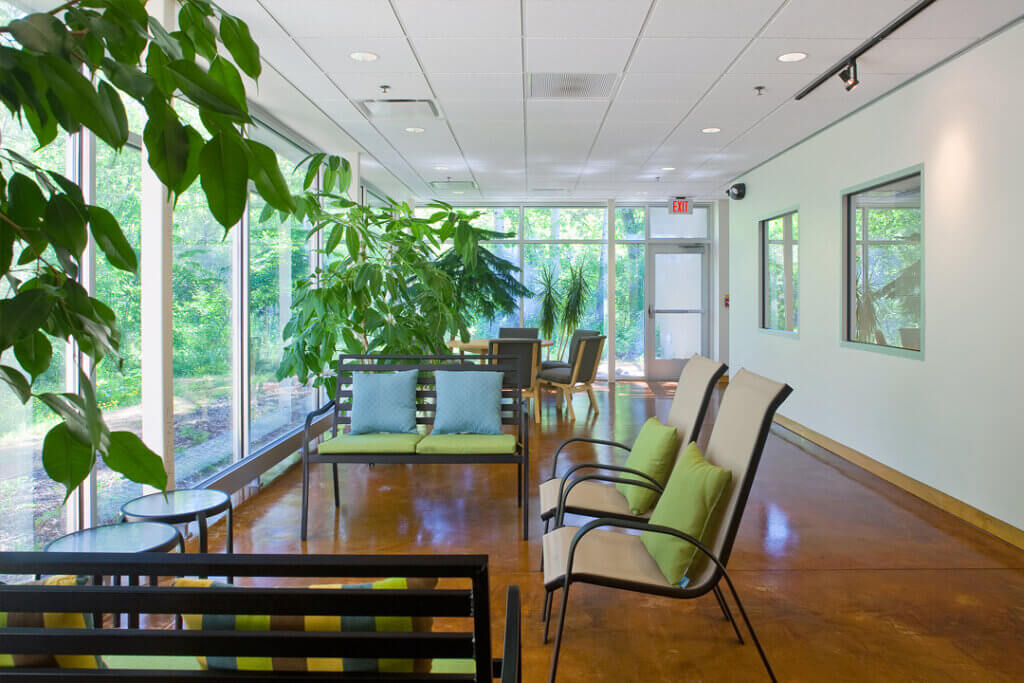 the Emerson Alcove seating