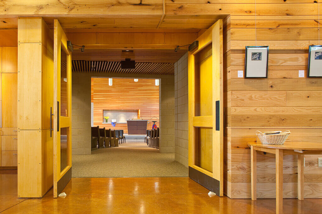 the Sanctuary entrance