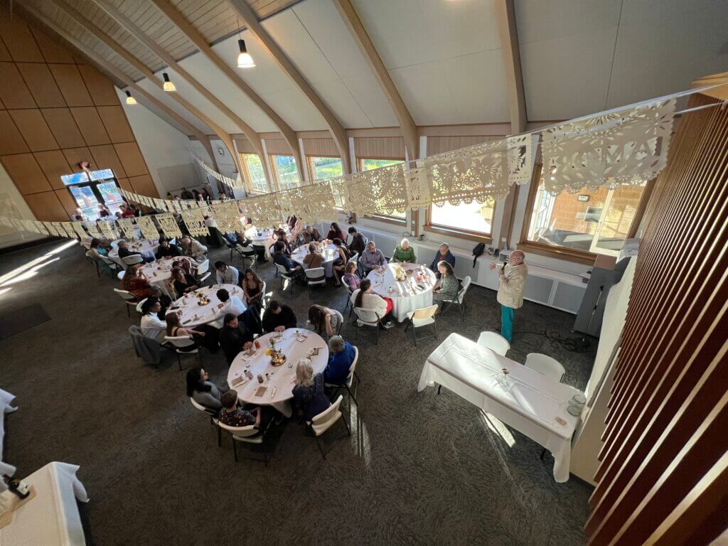 Sala de Celebración in the WBUUC social hall