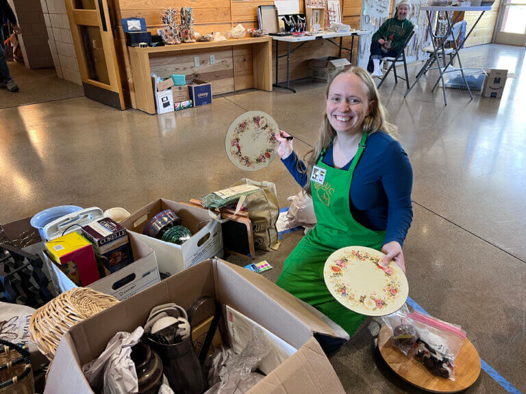 rummage sale volunteer