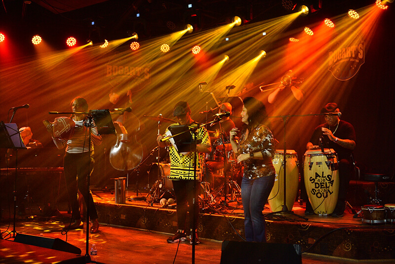 Salsa Del Sol band in concert