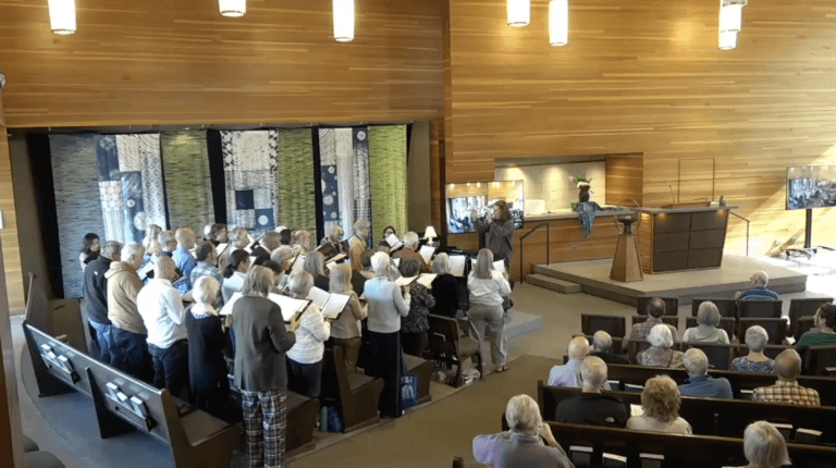 wbuuc choir singing during service